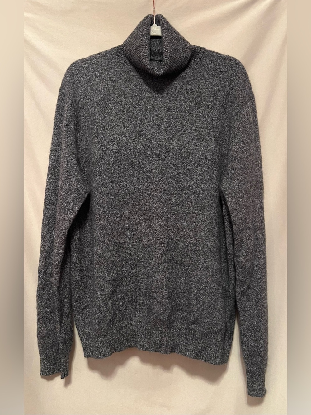 Women’s Sais Fifth Avenue 💯% Cashmere Gray Turtleneck Sweater